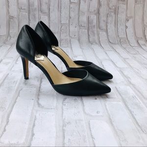 Vince Camuto Point Toe Black Pump Size 8